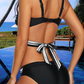 Daizy Mayhem Striped Tie-Back Bikini