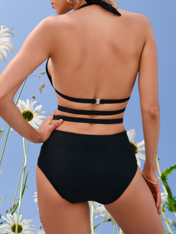 Daizy Mayhem Exquisite Black One-Piece Swimsuit